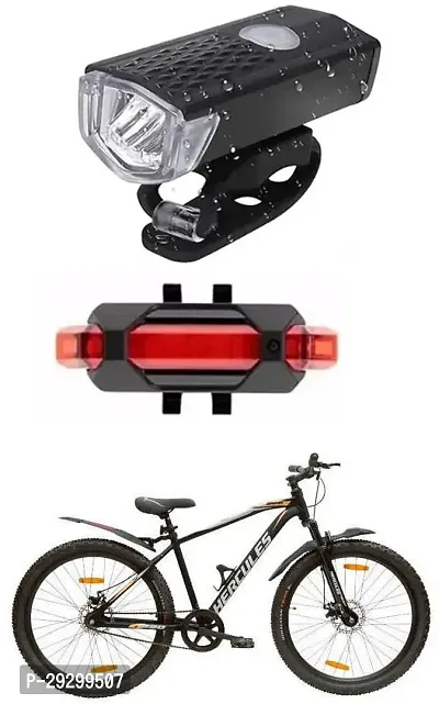 New Cycle Horn with USB Rechargeable Cycle Red Tail Light For A220 Cycle-thumb0