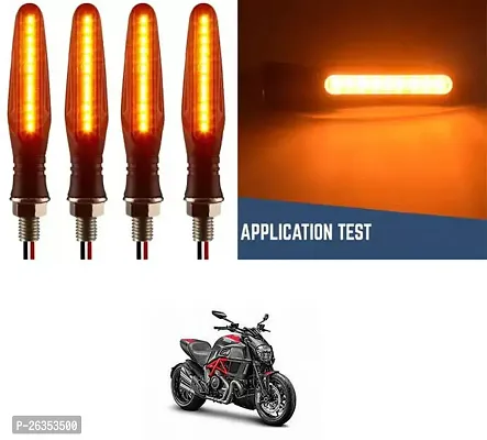 E-Shoppe High Quality Bike Yellow Indicator Light For Ducati Diavel-thumb0