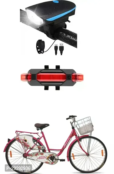 Cycle USB Rechargeable Front Cycle Light Back Tail Light