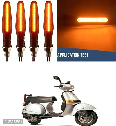 E-Shoppe High Quality Bike Yellow Indicator Light For Bajaj Legend-thumb0