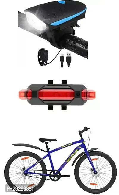 Cycle USB Rechargeable Front Cycle Light Back Tail Light-thumb0