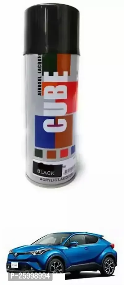 Car Spray Paint, Black (400 Ml) Easy To Use High Quality And Fast Drying Paint Shake, Car Spray Paint, Indoor, Outdoor Suitable For C-Hr-thumb0