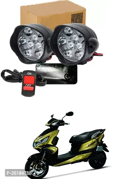 E-Shoppe 9 Led Fog Light For Universal For Bike i-Praise