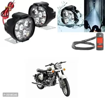 E-Shoppe 6 Led Fog Light For Royal Enfield Classic 350-thumb0