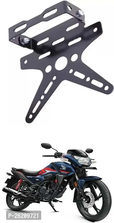 E-Shoppe Rear Number Plate Stay Small Tail Tidy Visor For Honda SP 125