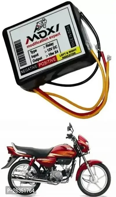 E-Shoppe Front Rear Hazard Relay Flasher Indicator Light for Honda CD-thumb0