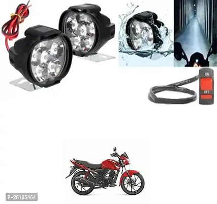 E-Shoppe 6 Led Fog Light For Suzuki Sling Shot Plus