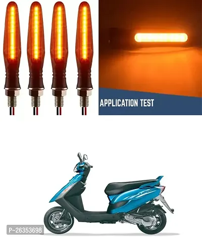 E-Shoppe High Quality Bike Yellow Indicator Light For Bajaj Kristal-thumb0