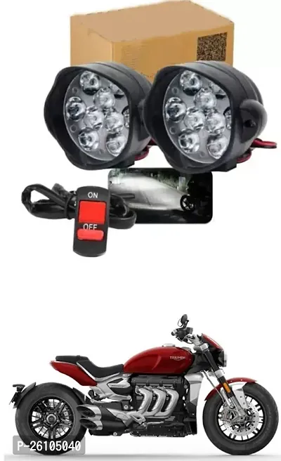 E-Shoppe 9 Led Fog Light For Triumph Rocket III-thumb0