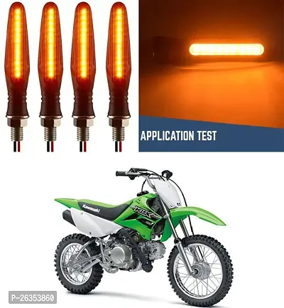 E-Shoppe High Quality Bike Yellow Indicator Light For Kawasaki KLX 140-thumb0