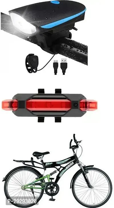 Cycle USB Rechargeable Front Cycle Light Back Tail Light