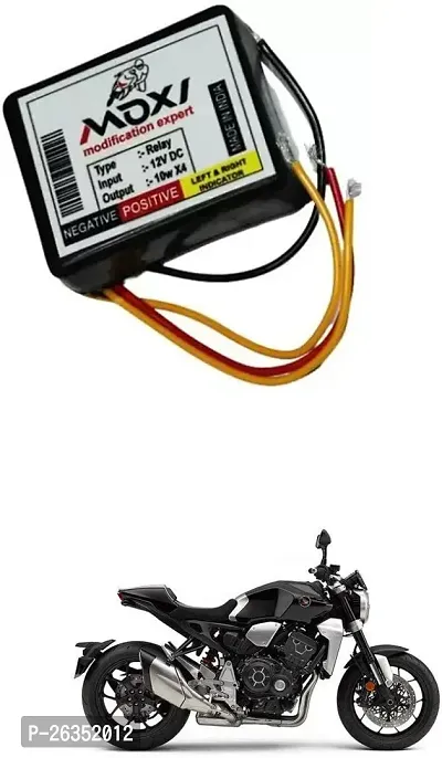 E-Shoppe Front Rear Hazard Relay Flasher Indicator Light for Honda CB1000R Plus