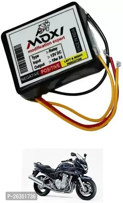 E-Shoppe Front Rear Hazard Relay Flasher Indicator Light for Suzuki Bandit-thumb0