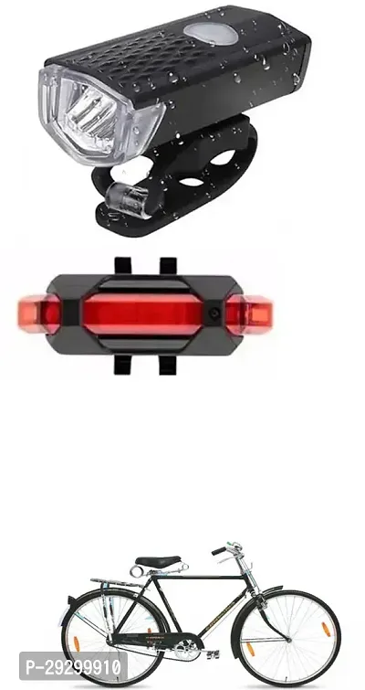 New Cycle Horn with USB Rechargeable Cycle Red Tail Light For ROYAL 5 STAR Cycle