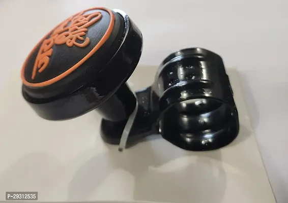 Car Steering Knob Shree Ram Black For Note E-Power-thumb2