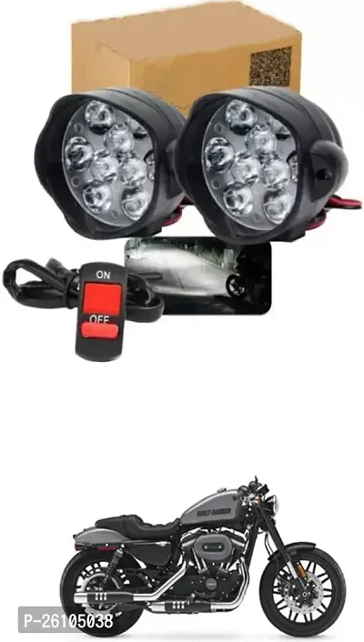 E-Shoppe 9 Led Fog Light For Indian Roadster