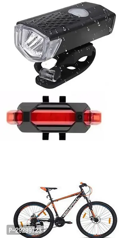 New Cycle Horn with USB Rechargeable Cycle Red Tail Light For CERALO Cycle