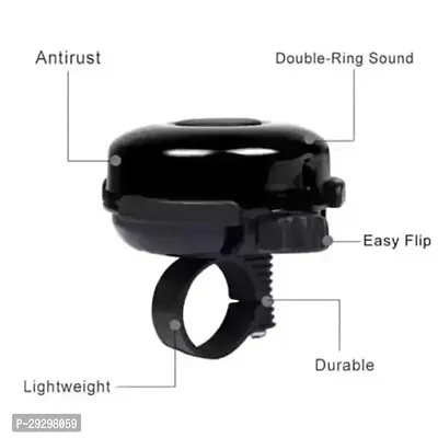 Durable Quality Ultra-Loud Cycle Trending Cycle Bell Black For Leader Torfin 26T With Front Su-thumb4