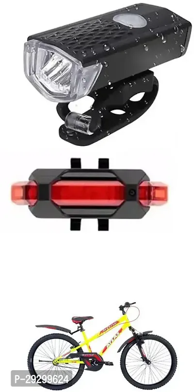 New Cycle Horn with USB Rechargeable Cycle Red Tail Light For Mettle F Shox 26T Cycle