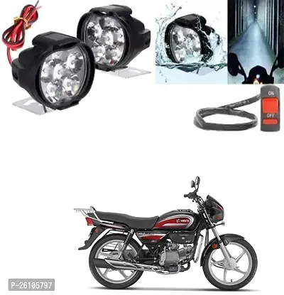 E-Shoppe 6 Led Fog Light For Hero MotoCorp Splendor Plus