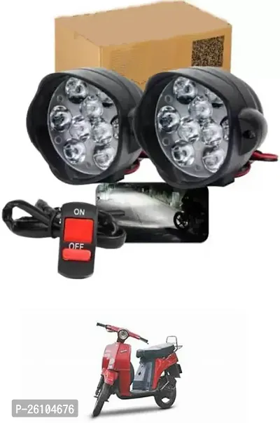 E-Shoppe 9 Led Fog Light For Bajaj Sunny