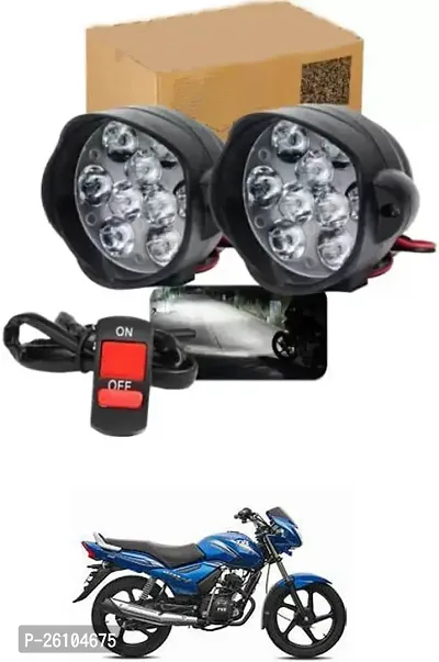 E-Shoppe 9 Led Fog Light For TVS Star