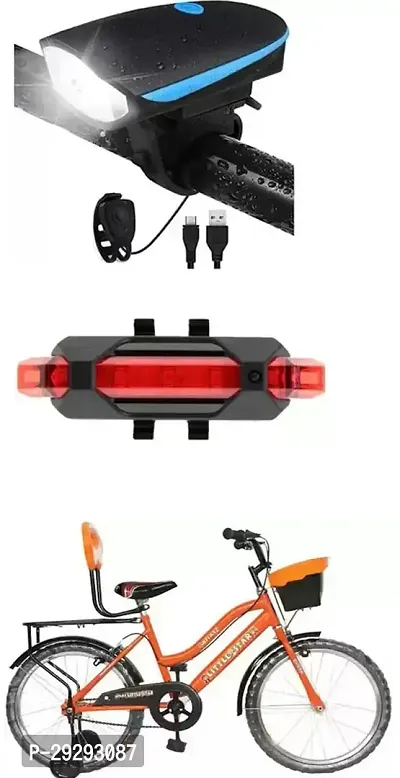 Cycle USB Rechargeable Front Cycle Light Back Tail Light-thumb0