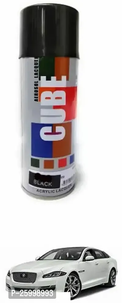 Car Spray Paint, Black (400 Ml) Easy To Use High Quality And Fast Drying Paint Shake, Car Spray Paint, Indoor, Outdoor Suitable For Xjl