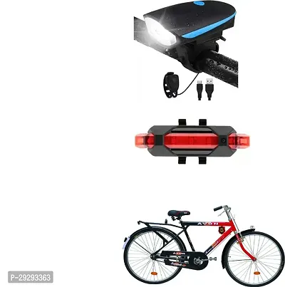 Cycle USB Rechargeable Front Cycle Light Back Tail Light-thumb0