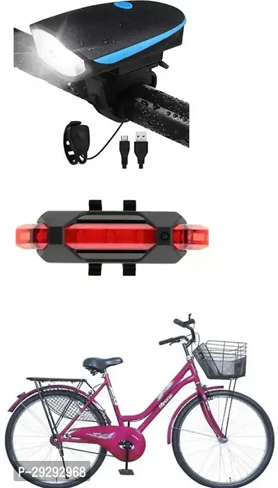 Cycle USB Rechargeable Front Cycle Light Back Tail Light