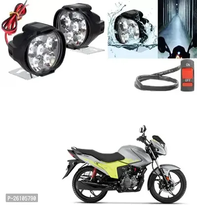 E-Shoppe 6 Led Fog Light For Hero MotoCorp Glamour