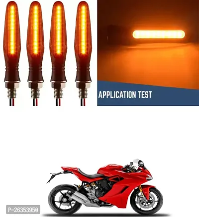 E-Shoppe High Quality Bike Yellow Indicator Light For Ducati SuperSport-thumb0