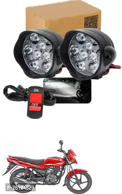 E-Shoppe 9 Led Fog Light For Bajaj Platina 100 DTS-i-thumb0