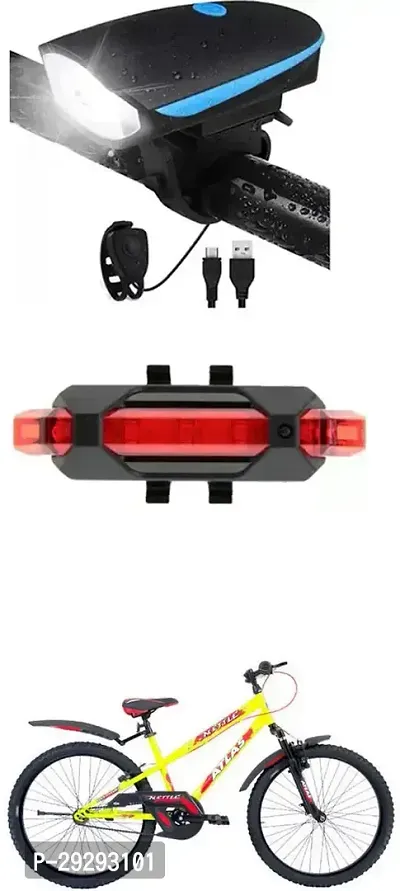 Cycle USB Rechargeable Front Cycle Light Back Tail Light-thumb0