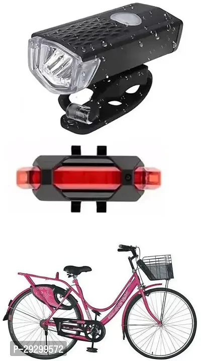 New Cycle Horn with USB Rechargeable Cycle Red Tail Light For EVANA 26t Cycle