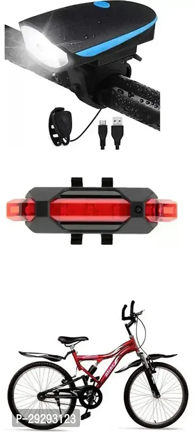 Cycle USB Rechargeable Front Cycle Light Back Tail Light