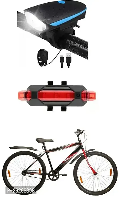 Cycle USB Rechargeable Front Cycle Light Back Tail Light-thumb0