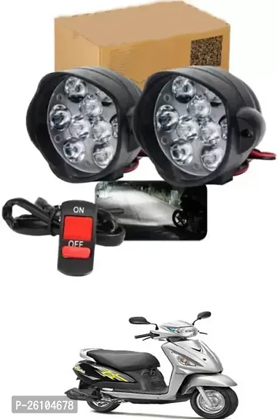 E-Shoppe 9 Led Fog Light For Suzuki Swish