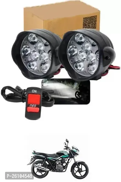 E-Shoppe 9 Led Fog Light For Bajaj Discover 100 DTS-i