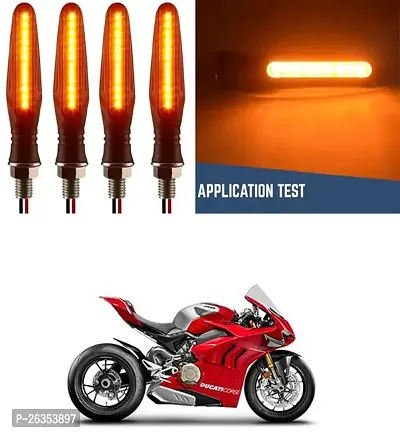 E-Shoppe High Quality Bike Yellow Indicator Light For Ducati Panigale-thumb0