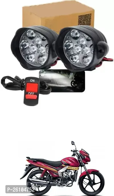 E-Shoppe 9 Led Fog Light For Mahindra Centuro Rockstar