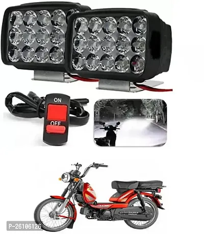 E-Shoppe 15 Led Light For TVS Heavy Duty Super XL