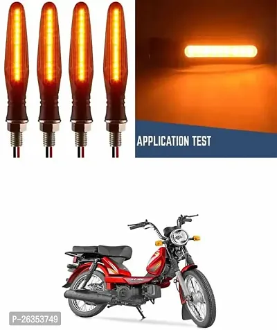 E-Shoppe High Quality Bike Yellow Indicator Light For TVS XL 100-thumb0