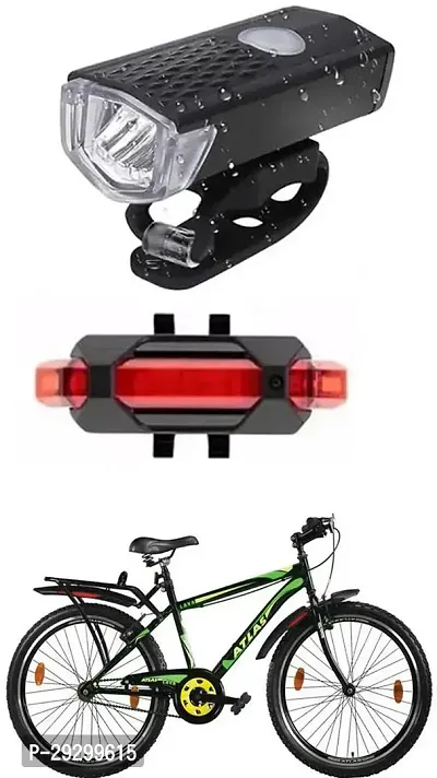 New Cycle Horn with USB Rechargeable Cycle Red Tail Light For Lava 26T Cycle