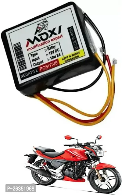 E-Shoppe Front Rear Hazard Relay Flasher Indicator Light for Hero Xtreme Sports-thumb0