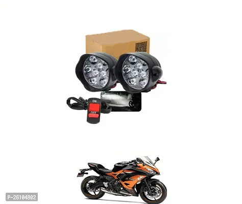 E-Shoppe 9 Led Fog Light For Kawasaki Ninja 650-thumb0