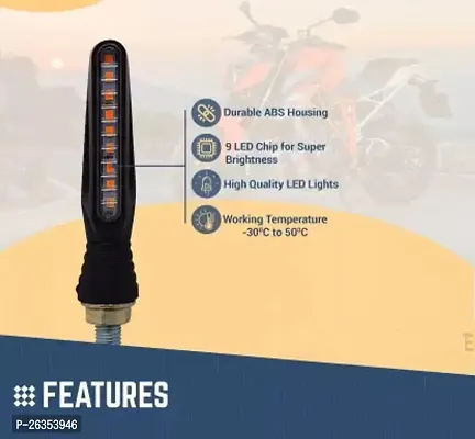 E-Shoppe High Quality Bike Yellow Indicator Light For Triumph Street Scrambler-thumb2