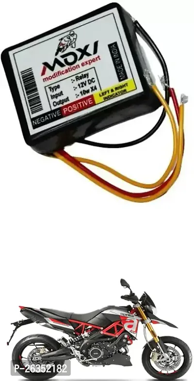 E-Shoppe Front Rear Hazard Relay Flasher Indicator Light for Aprilia ER 6N-thumb0