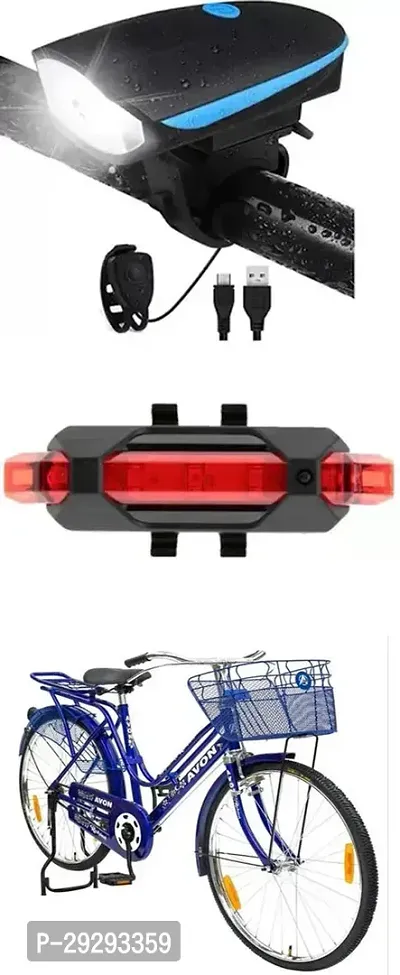 Cycle USB Rechargeable Front Cycle Light Back Tail Light