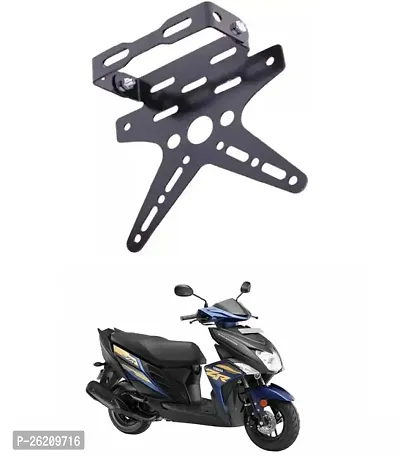 E-Shoppe Rear Number Plate Stay Small Tail Tidy Visor For Yamaha Ray ZR-thumb0